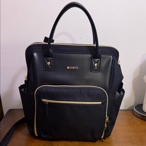 Black and Gold Men's Bag